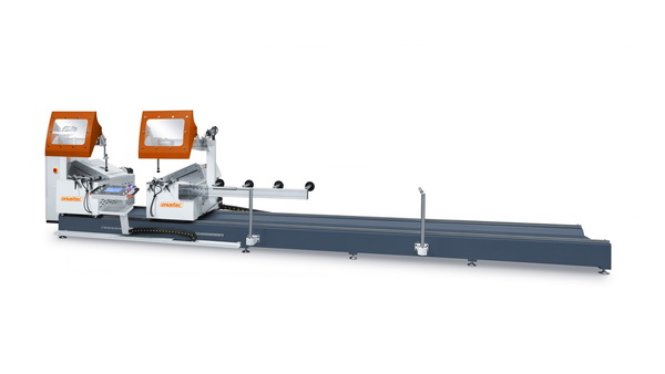 In what industries will the double mitre saw be used?