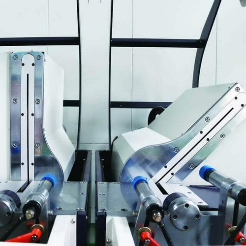 3 axis cnc double mitre saw cutting