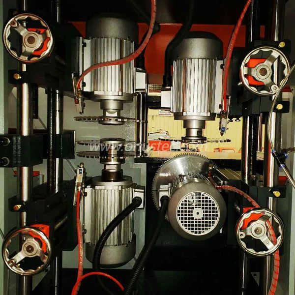 5 Blades Aluminium Curtain Wall End Milling Machine