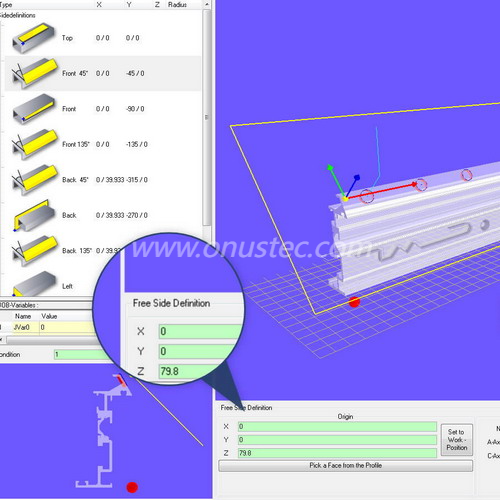 4-Axis CNC Profile Machining Center